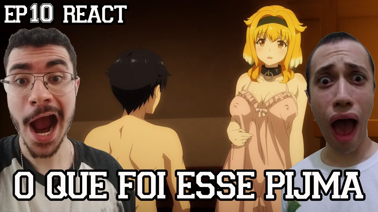 APAVORADOS PELO BODE - Isekai Meikyuu de Harem wo Episódio 9 REACT 